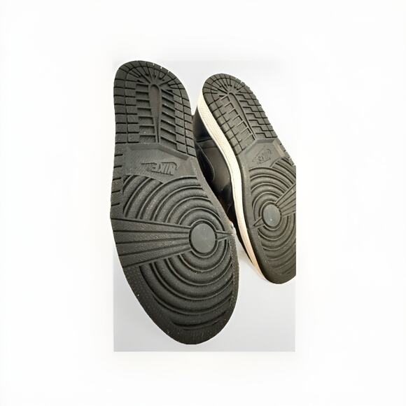 Nike Air Jordan 1 Retro MENS High OG Black Satin Gym Red Size 9 LIGHTLY WORN!! - Picture 7 of 15